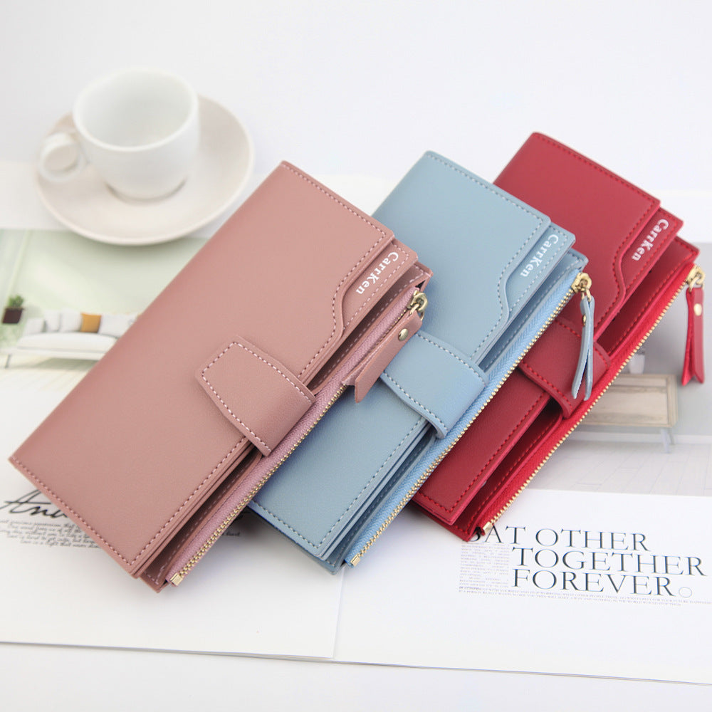 Frauen Brieftasche Lange Brieftasche Frauen Reißverschluss