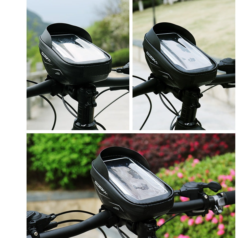 Bolsa de bicicleta EVA para teléfono con pantalla táctil