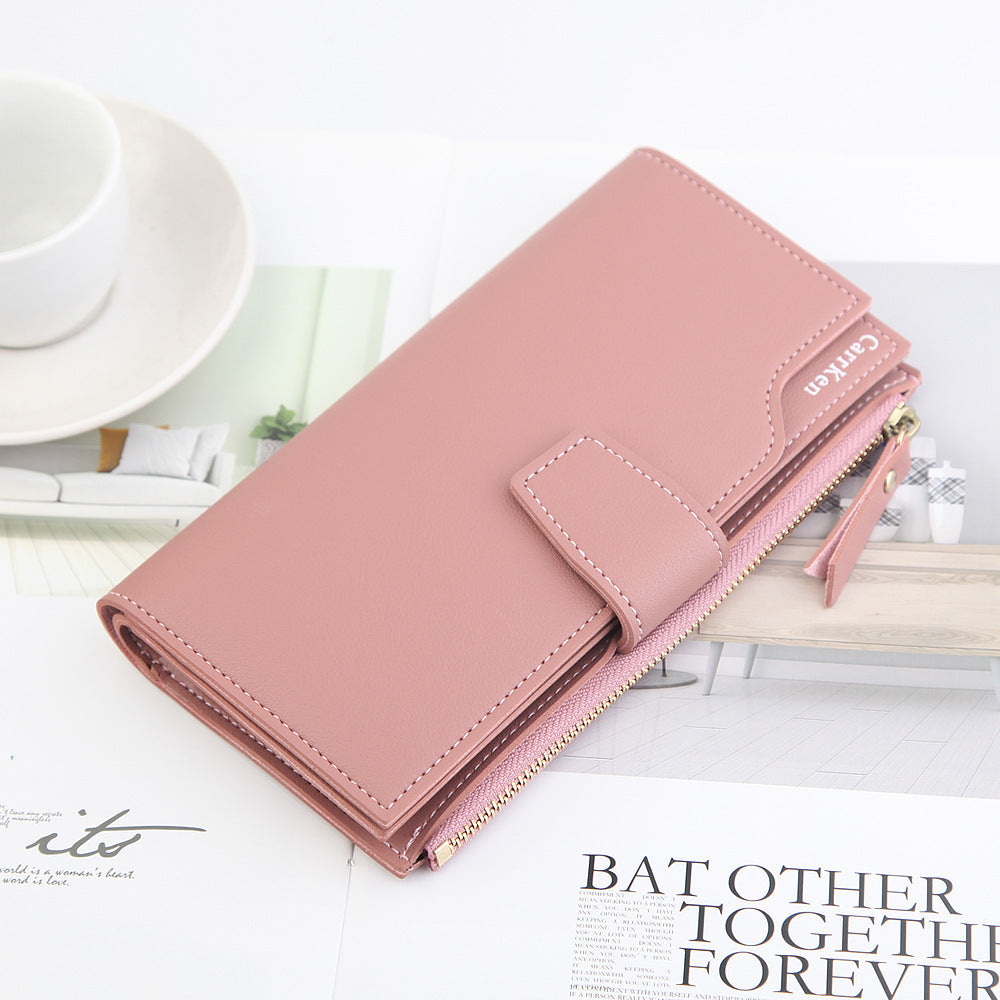 Frauen Brieftasche Lange Brieftasche Frauen Reißverschluss