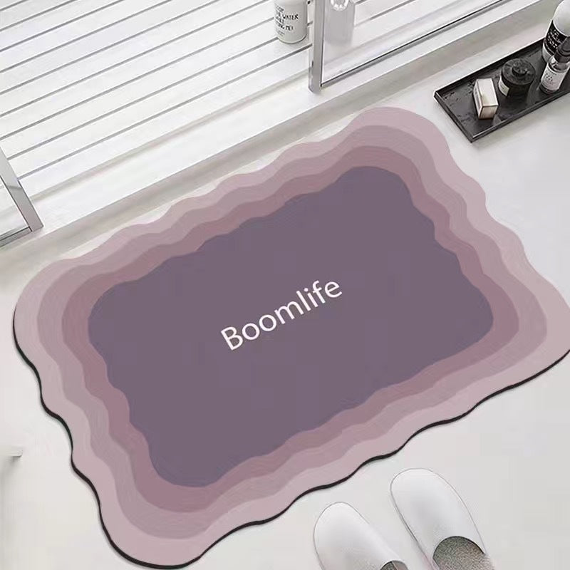 Alfombra de baño sencilla con diatomeas