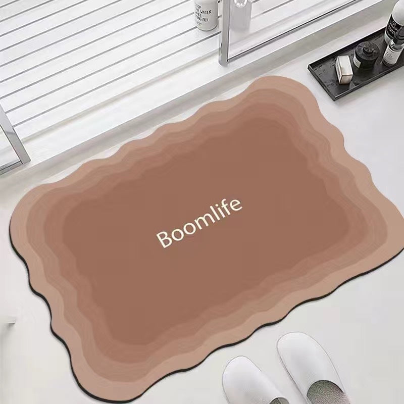Alfombra de baño sencilla con diatomeas