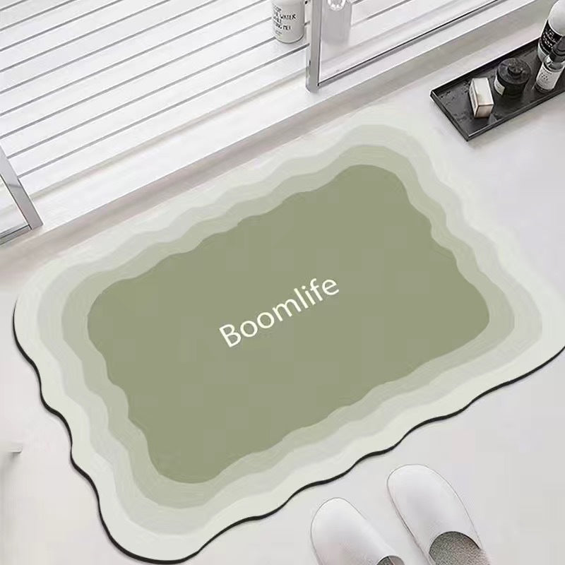 Alfombra de baño sencilla con diatomeas