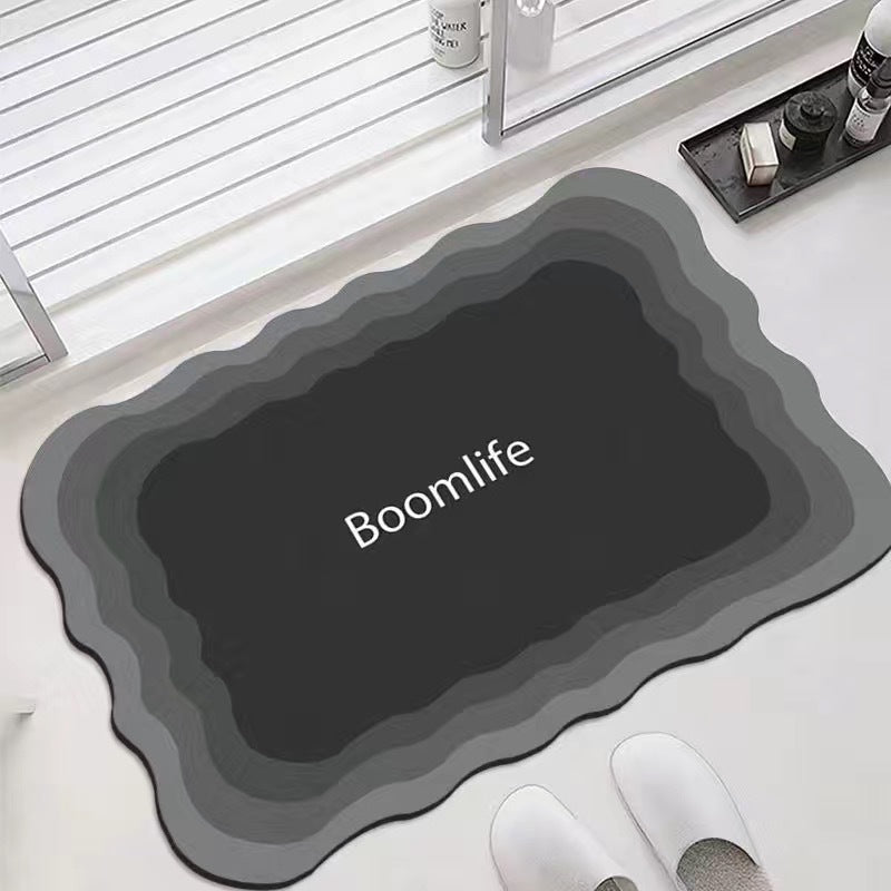 Alfombra de baño sencilla con diatomeas