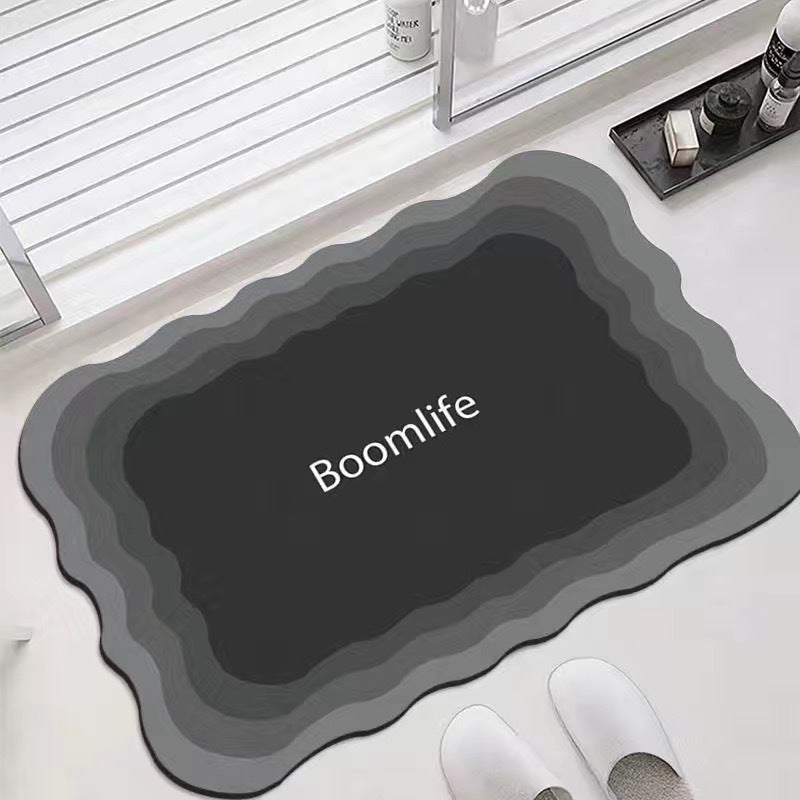 Alfombra de baño sencilla con diatomeas