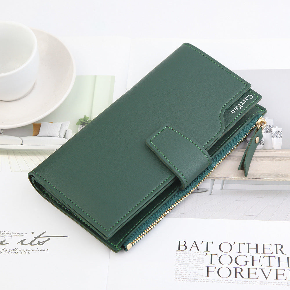 Frauen Brieftasche Lange Brieftasche Frauen Reißverschluss
