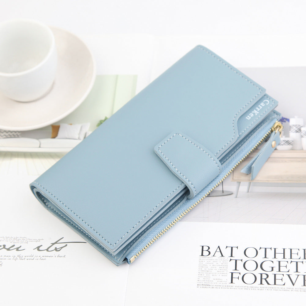 Frauen Brieftasche Lange Brieftasche Frauen Reißverschluss