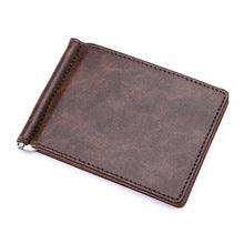 Men's Fashion PU Leather Short Wallet