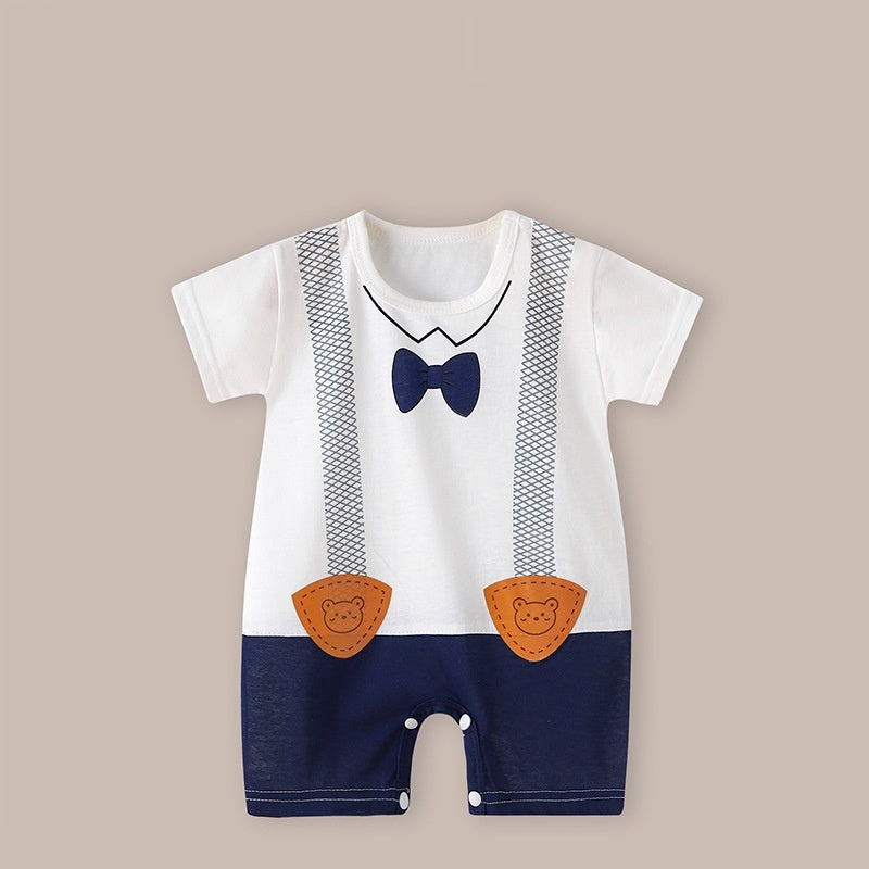 Baby Thin Short Sleeve Newborn Baby Child Jumpsuit Romper