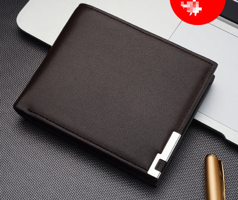 Wholesale men's wallets men's business Money Wallet Business Card Case