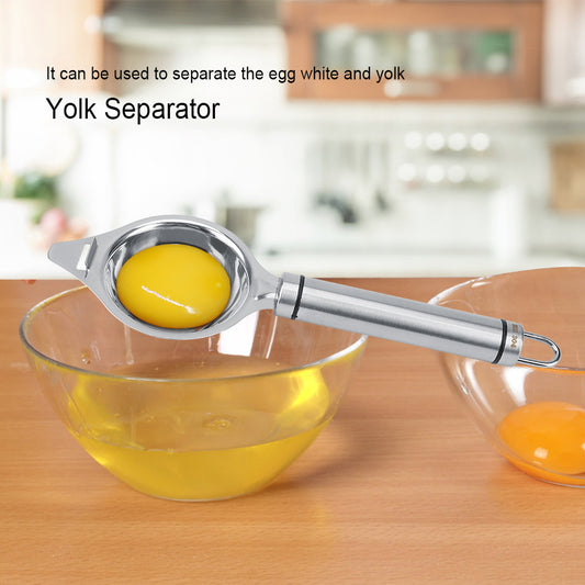 Stainless Steel Anti rust Durable Egg White Yolk Separator Holder Filter Kitchen Tool