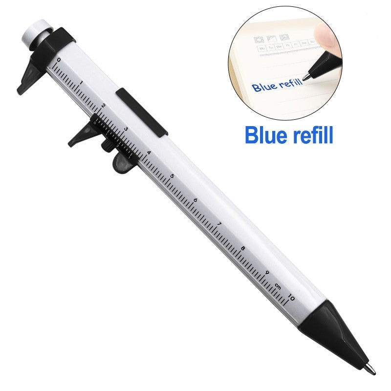 With Scale Plastic Caliper Type Ballpoint Pen Little Creative Gifts Student Multipurpose Tools