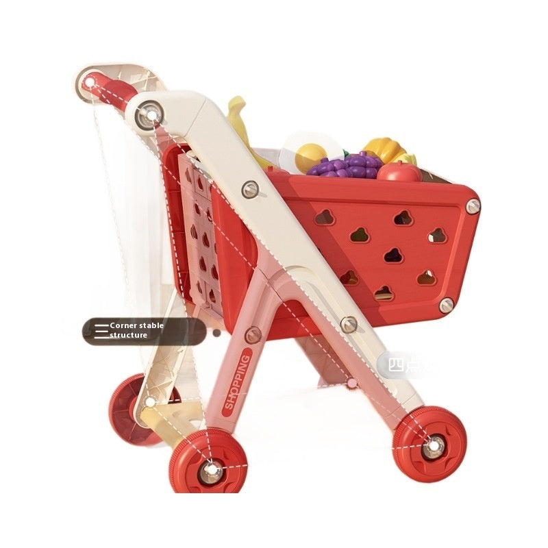 Shopping Cart Toy Baby Trolley Play House