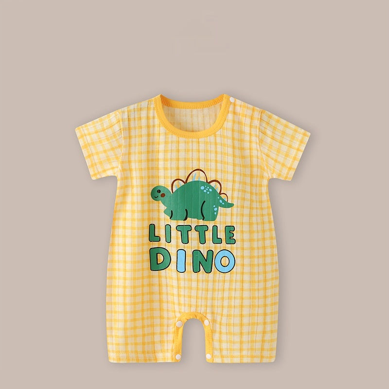 Baby Thin Short Sleeve Newborn Baby Child Jumpsuit Romper