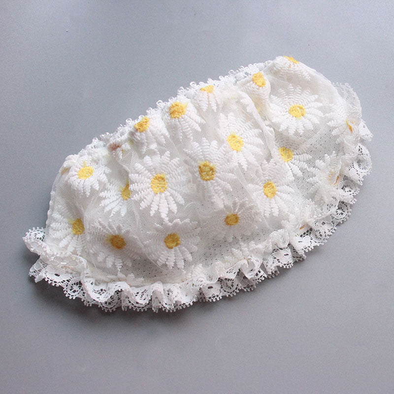 Newborn Baby Fontanelle Hat Summer Thin Lace Princess Hat Baby Empty Top Hat