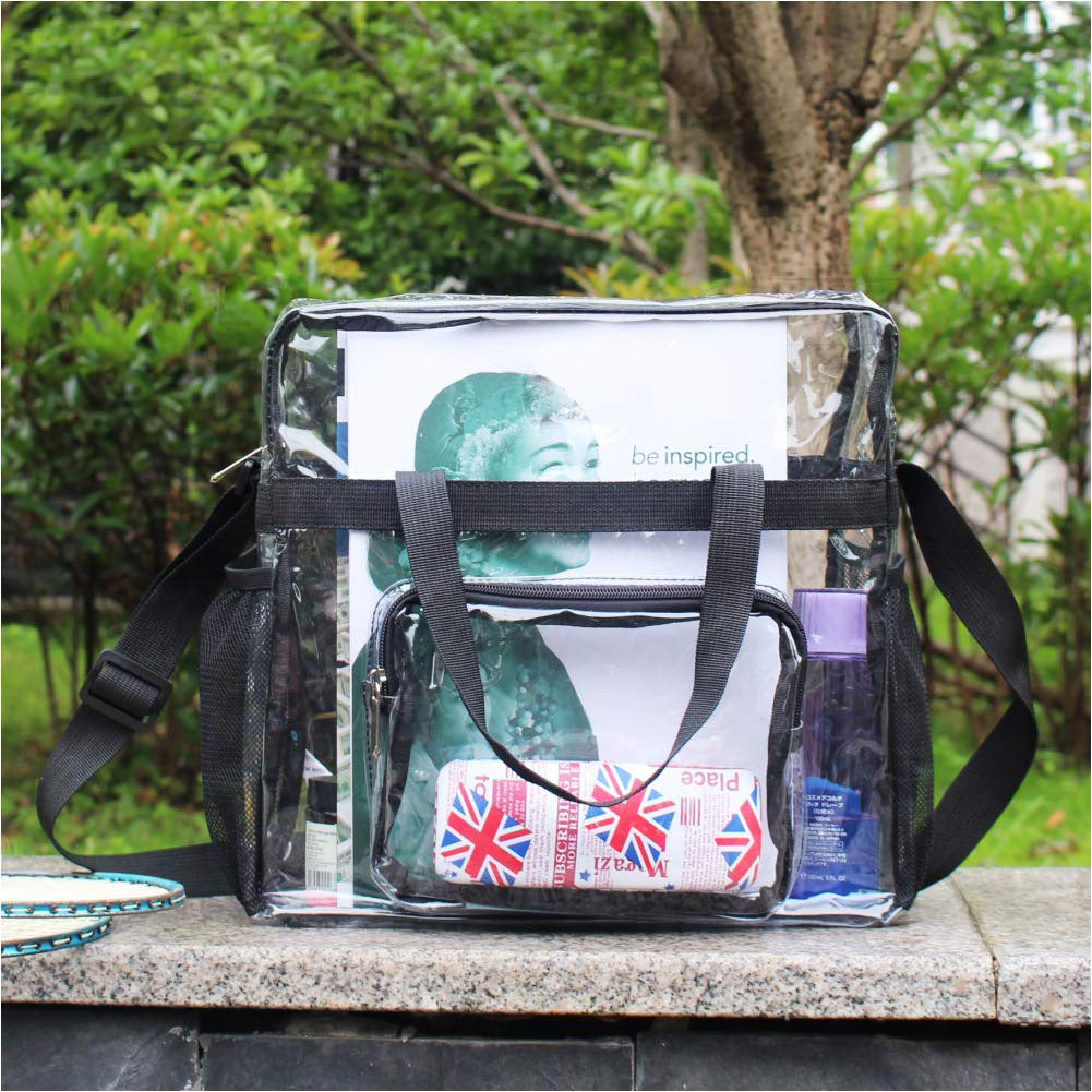 PVC Transparent Taschen Handtasche Tragbare Reise Buggy Tasche