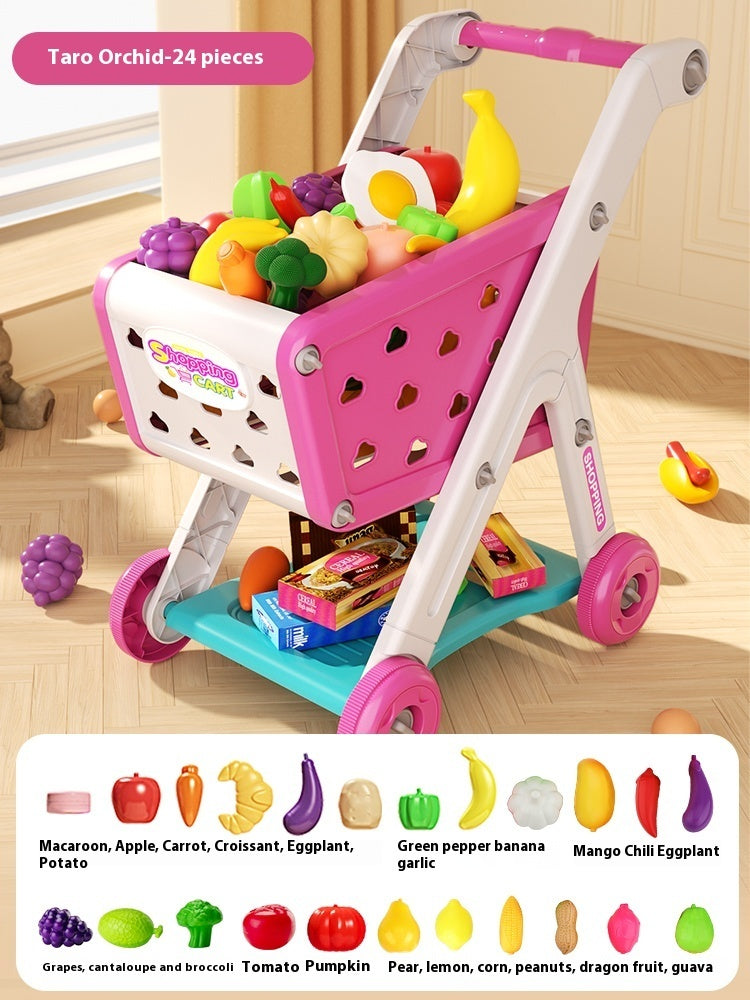 Shopping Cart Toy Baby Trolley Play House