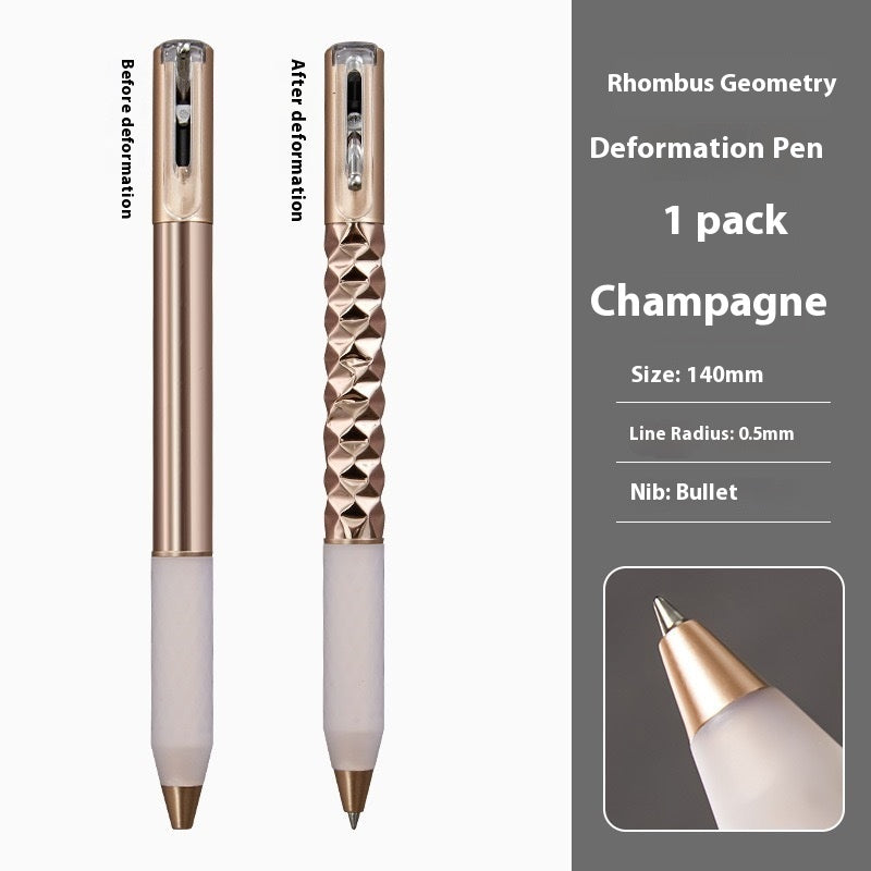 Diamond Geometric Deformation Decompression Pen