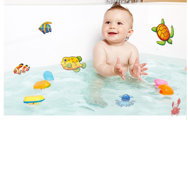 Cartoon Cartoon Bathtub Waterproof Non-slip Children's Wall Stickers