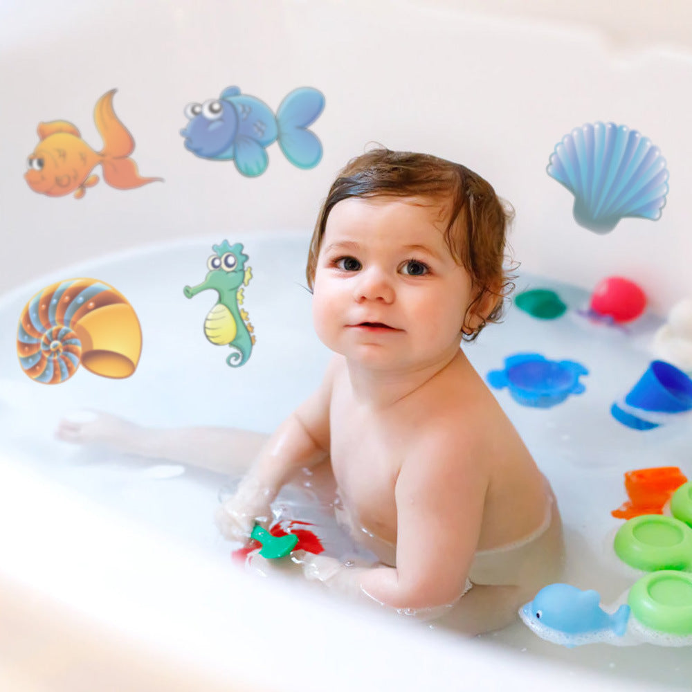 Cartoon Cartoon Bathtub Waterproof Non-slip Children's Wall Stickers