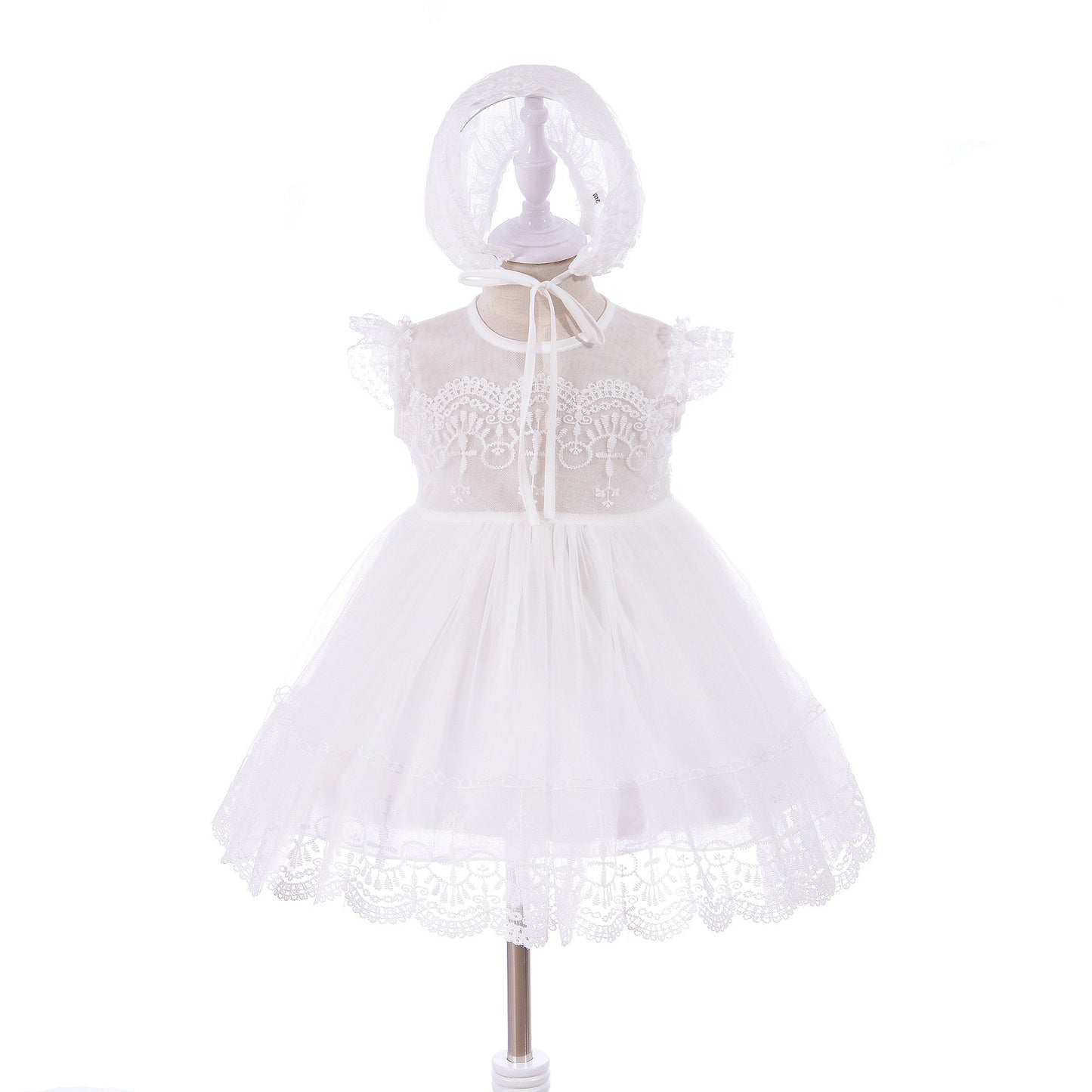 Leichtes, atmungsaktives Baby-Prinzessinnenkleid. Baby-Vollmondkleid