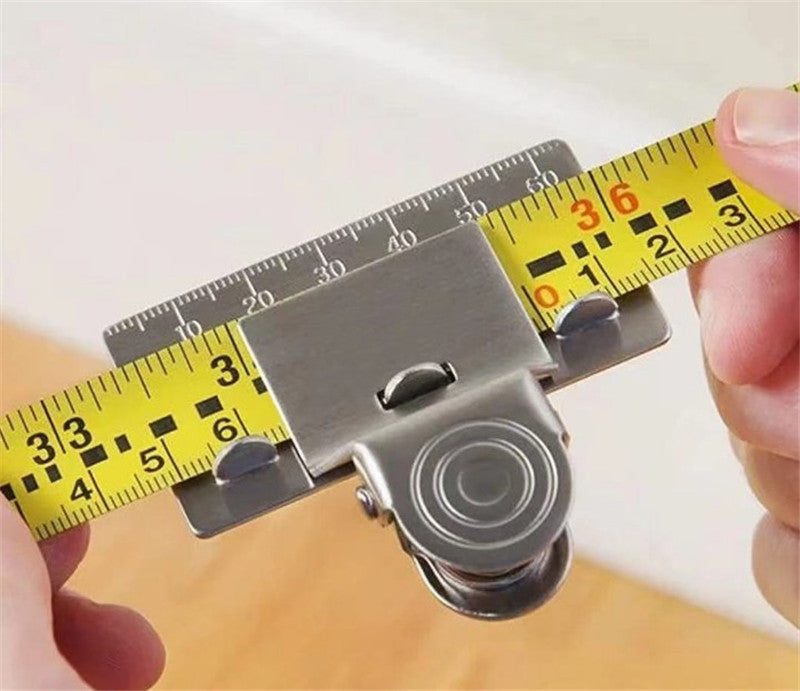 Measuring Clamp, Tape Measure, Curling Clamp, Measuring Rule Fixing Clip