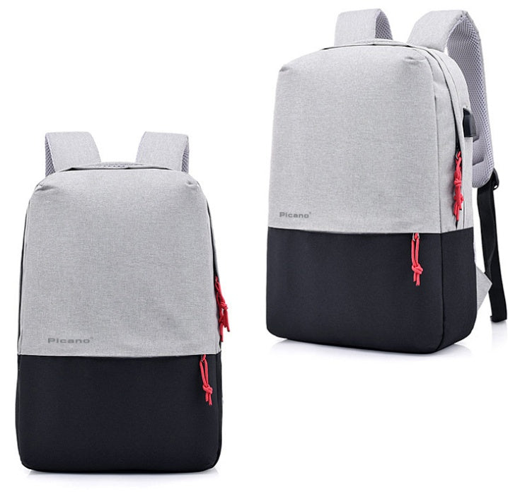 Cross border Picano custom computer bag backpack leisure student package men and women multi-functional USB charging knapsack