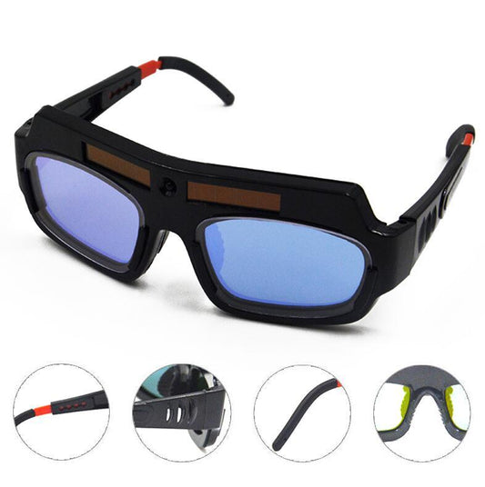 Solar automatic light welding glasses