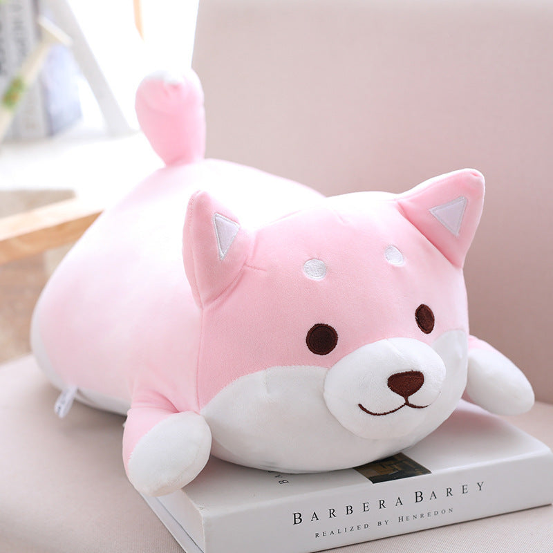 36cm 55cm Cute Fat Shiba Inu Dog Plush Toy Stuffed Soft Kawaii Animal Cartoon Pillow Lovely Gift For Kids Baby Children Gifts