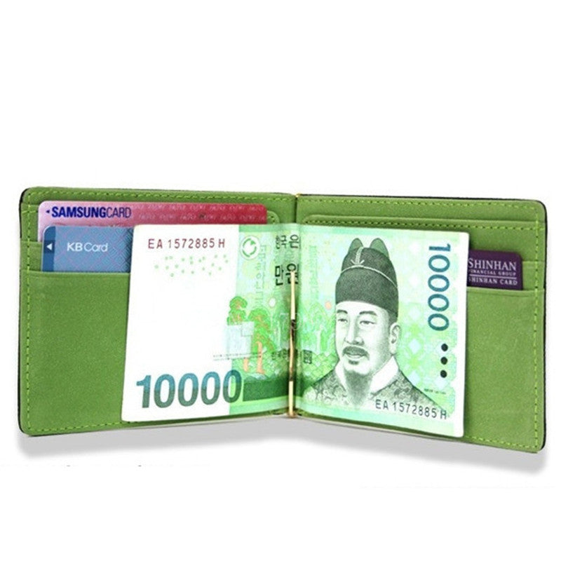 Ather Money Clips Sollid Thin Wallet For Men Purses 4 Colors