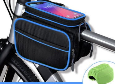 Saddle Bicycle Tube Bag Mountain Bike Self Bag Front Beam Bag Riding Equipment Car Accessories Bag Mobile Phone Bag