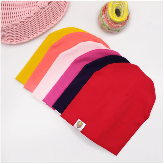 Cotton Knitted Thick Baby Hats Spring And Autumn Baby Hats