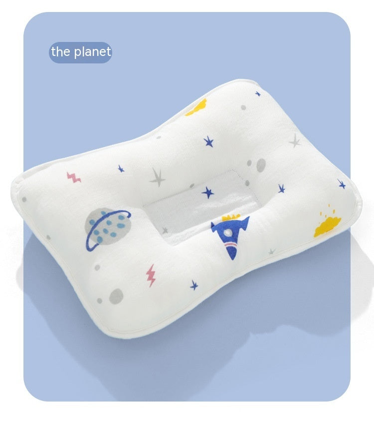 Baby Cartoon Supplies Anti-deviation Head Memory Foam Baby Pillow