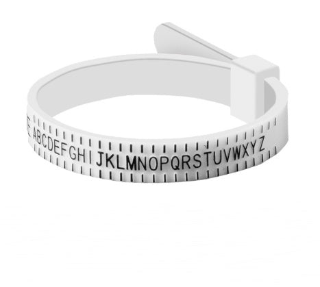 Standard Ring Measuring Ruler Finger Size Measuring Tape With Ring