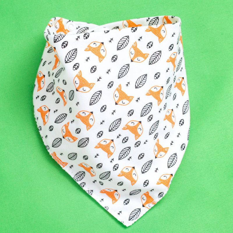 Baby Drooling Towel Baby Triangle Towel Double Layer According To The Buckle Newborn Children's Headscarf Bib Scarf