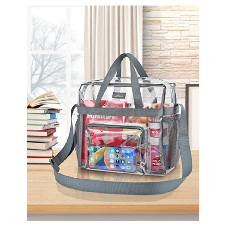 PVC Transparent Taschen Handtasche Tragbare Reise Buggy Tasche