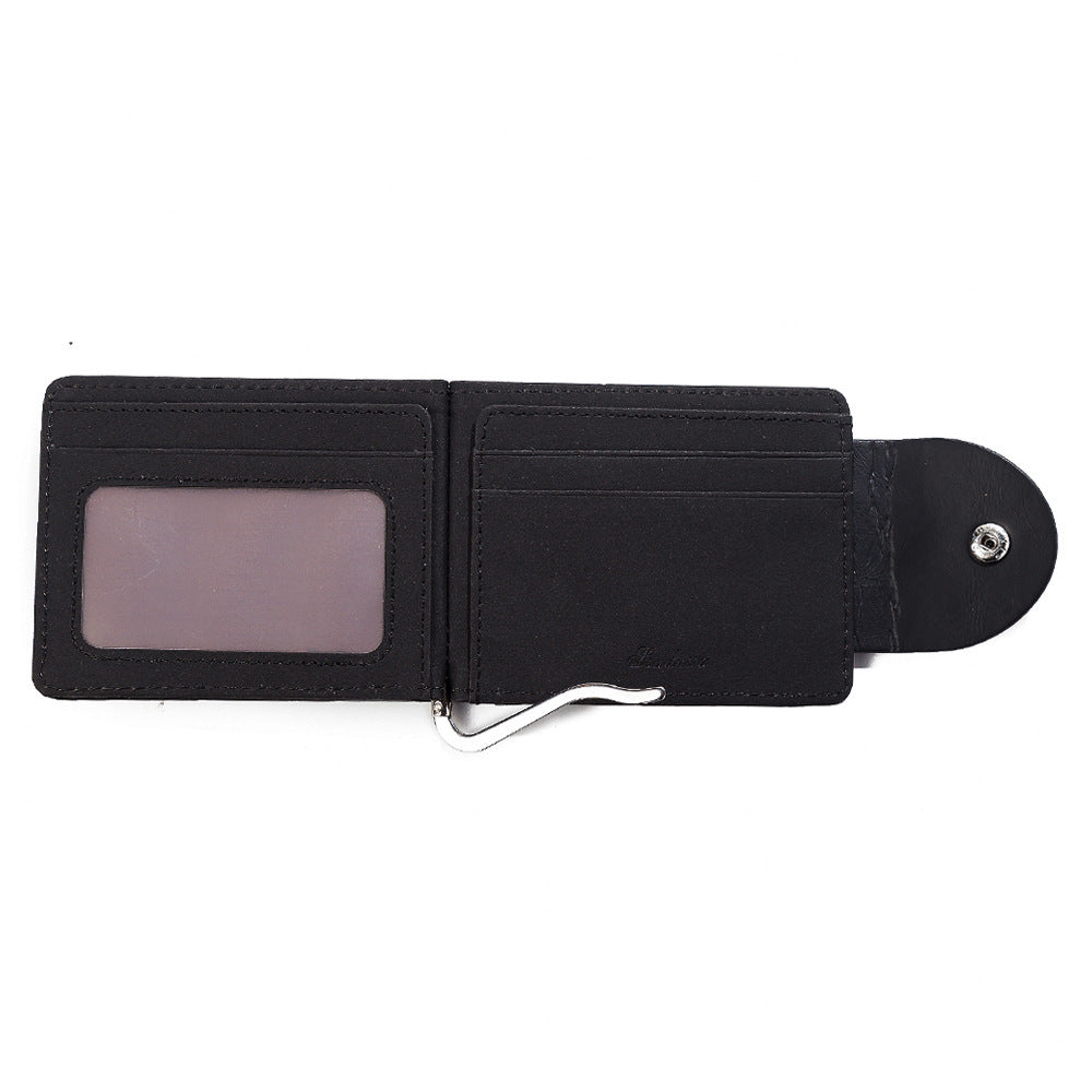 Men's Fashion PU Leather Short Wallet