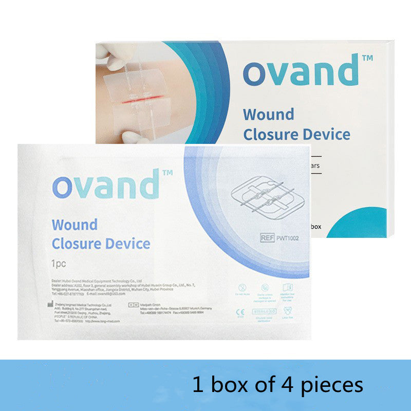 Zipper bandage wound suture patch