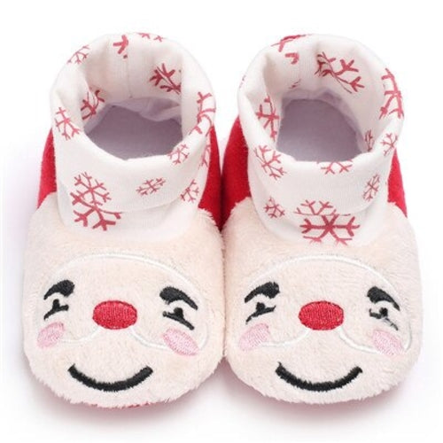 Baby Boys Girls Shoes Cute Cartoon Christmas