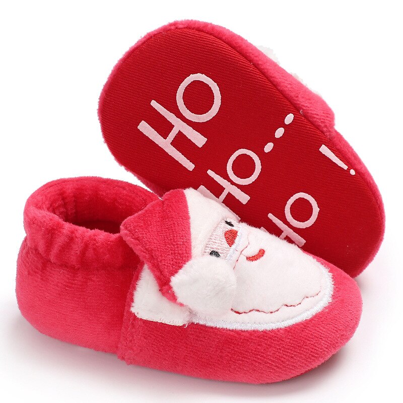 Baby Boys Girls Shoes Cute Cartoon Christmas