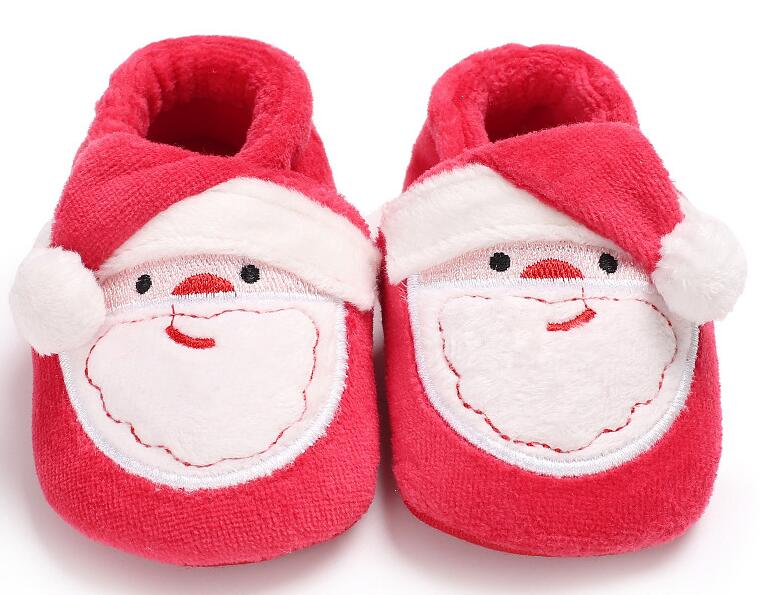 Baby Boys Girls Shoes Cute Cartoon Christmas