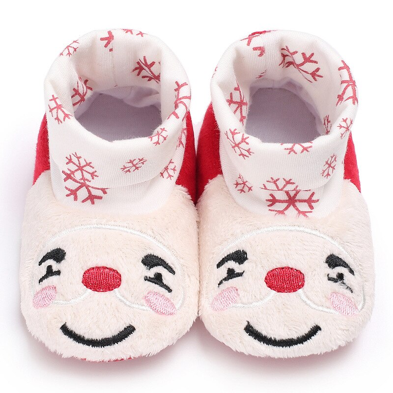 Baby Boys Girls Shoes Cute Cartoon Christmas