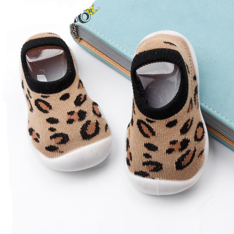 2019 Baby Leopard Cotton Socks Shoes Newborn