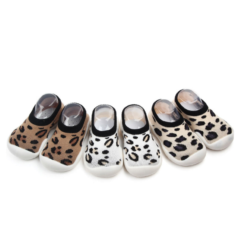 2019 Baby Leopard Cotton Socks Shoes Newborn