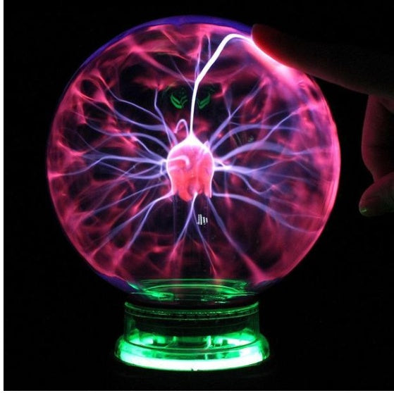 Plasma Lightning Ball Electronic Magic Light Electrostatic Induction Ball Magic Ball With Music 4 Inch 5 Inch  6 Inch