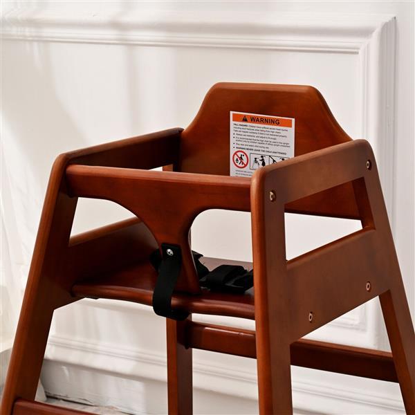 Wooden Double Solid Wood Feeding Baby Height Increasing Chair