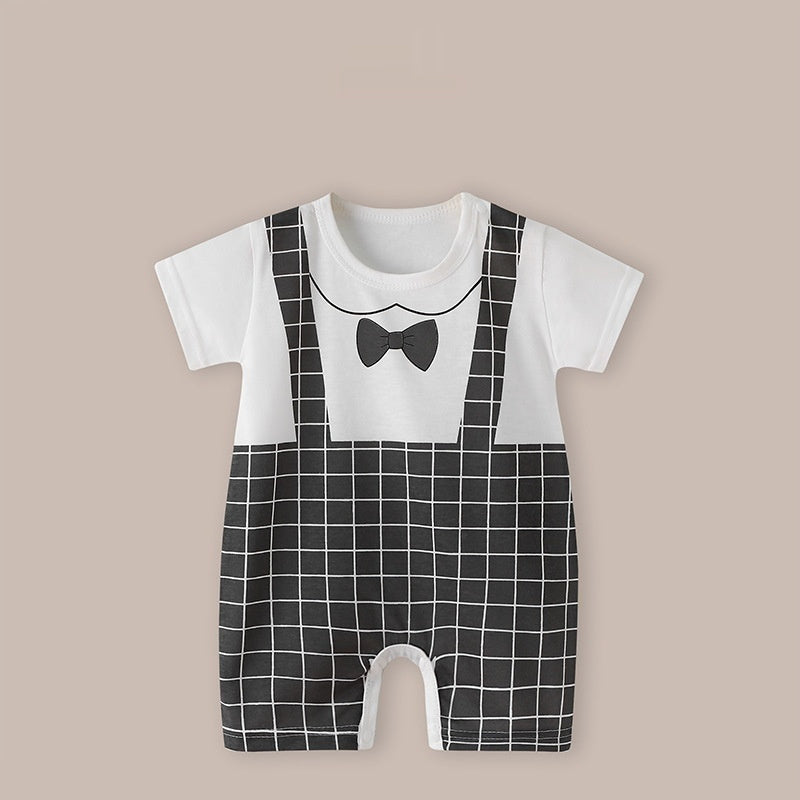 Baby Thin Short Sleeve Newborn Baby Child Jumpsuit Romper