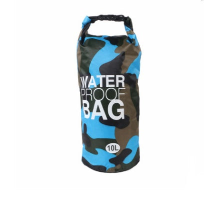 Camouflage waterproof bucket bag beach bag waterproof bucket bag outdoor drifting waterproof bag waterproof bag