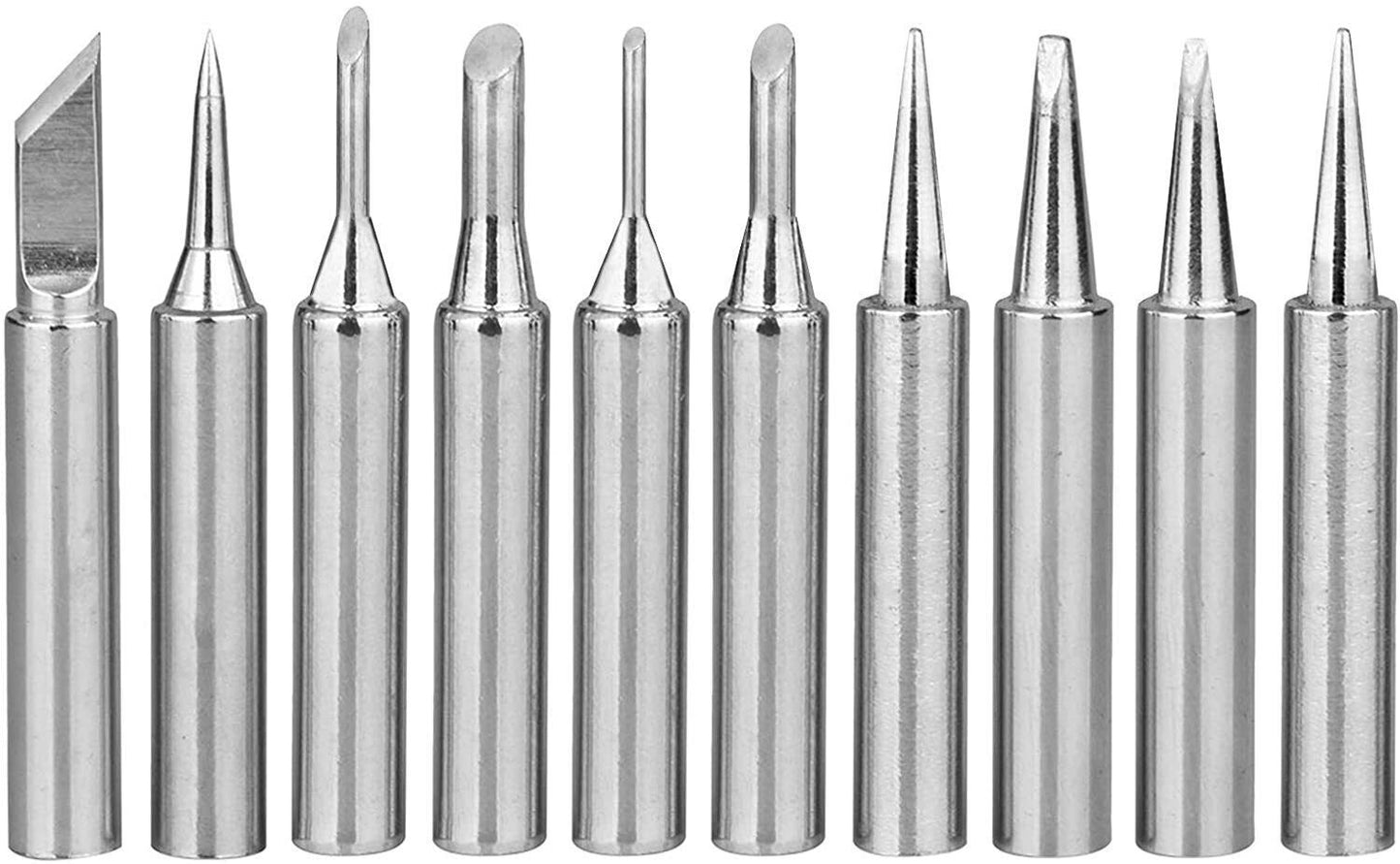 10 Pack Solder Soldering Iron Tips Standard Size Accessories Electrical Parts UK