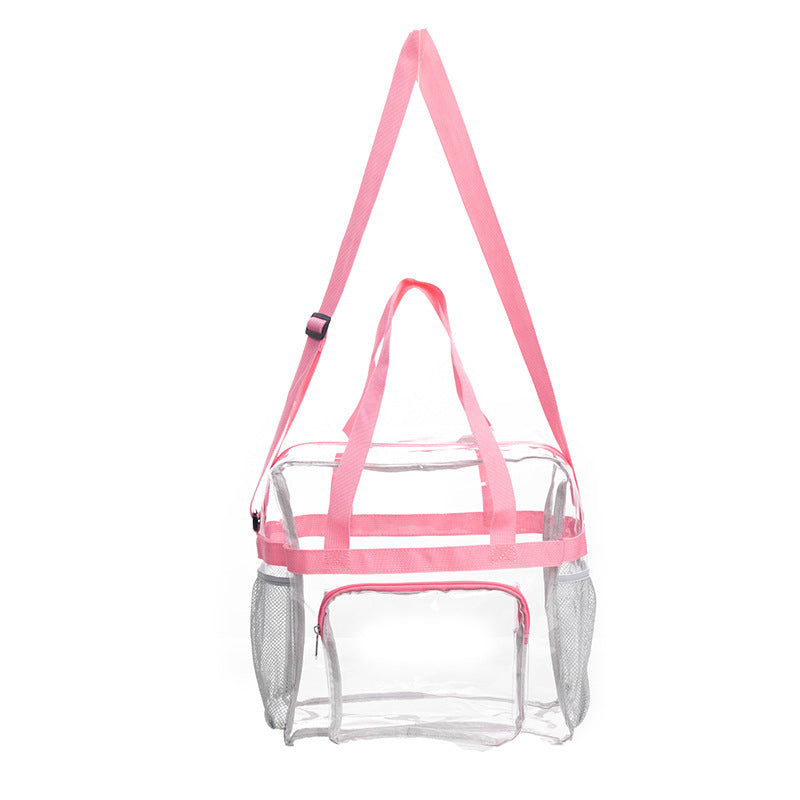 PVC Transparent Taschen Handtasche Tragbare Reise Buggy Tasche