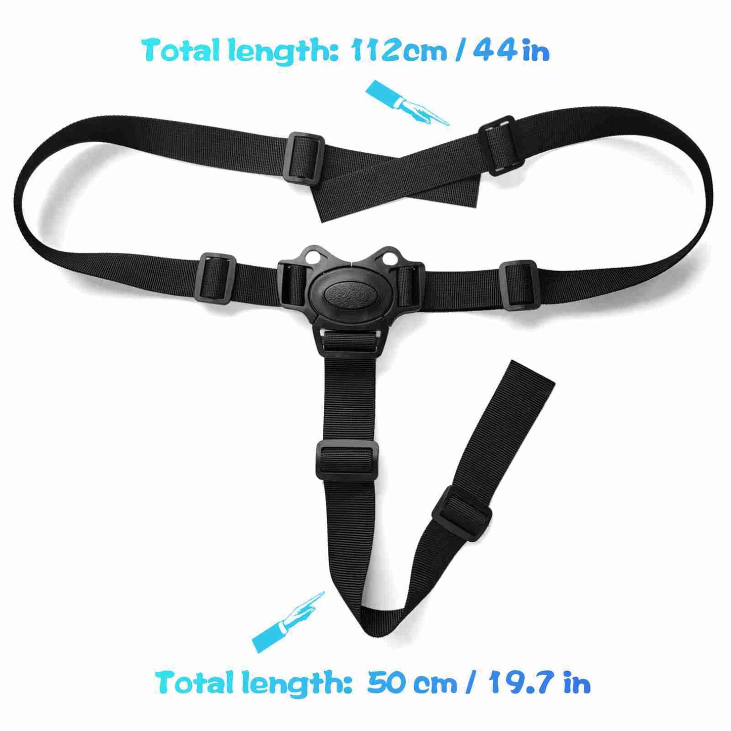 Baby Safety Belt Adjustable 3 Point Harness Baby High Chair Straps Seat Belts for Child Kid Stroller High Chair